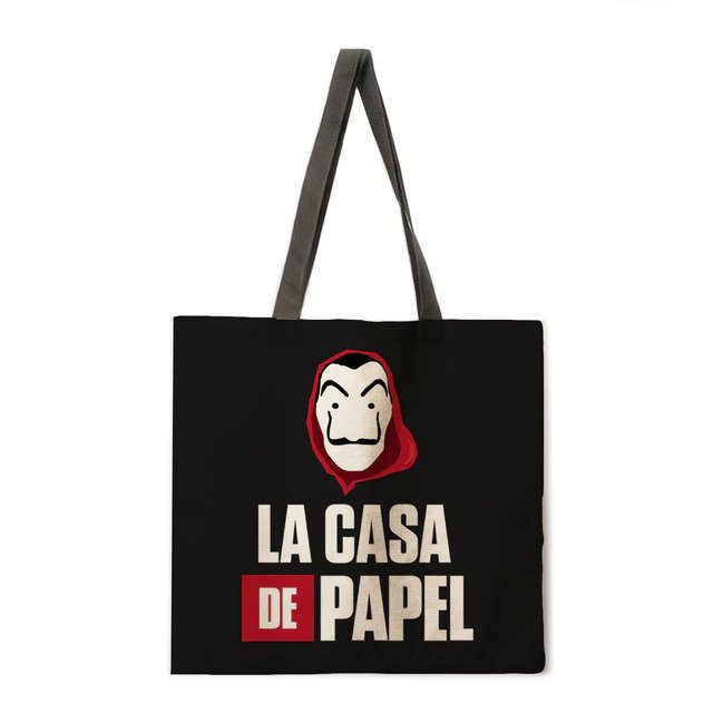 Пазарска чанта "La casa de Papel"
