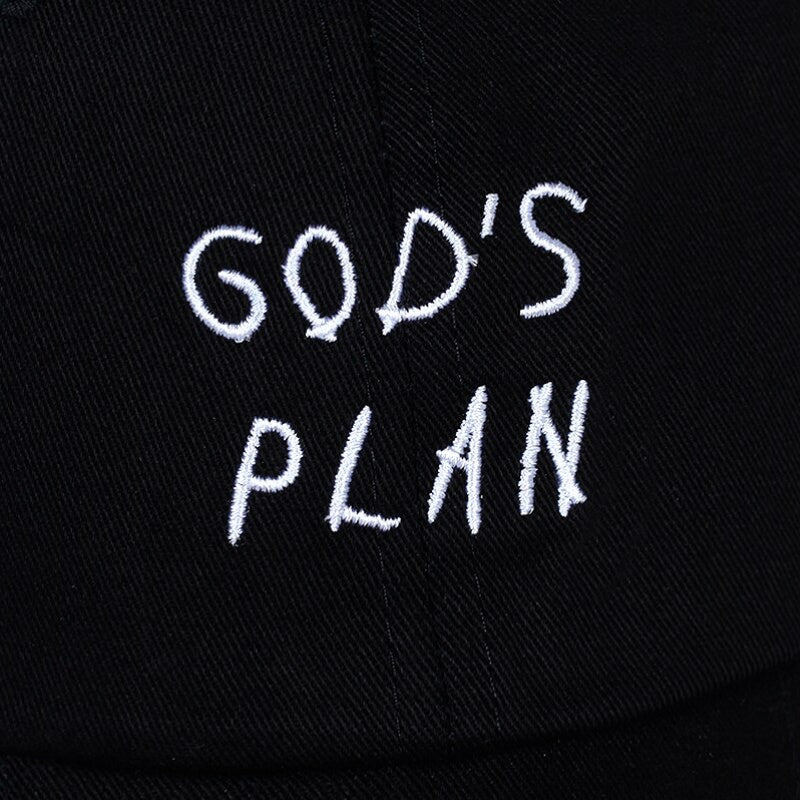 Шапка с козирка "God's Plan"